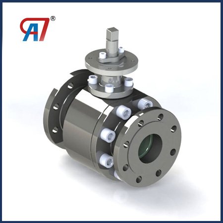 Super hard metal sealing ball valve